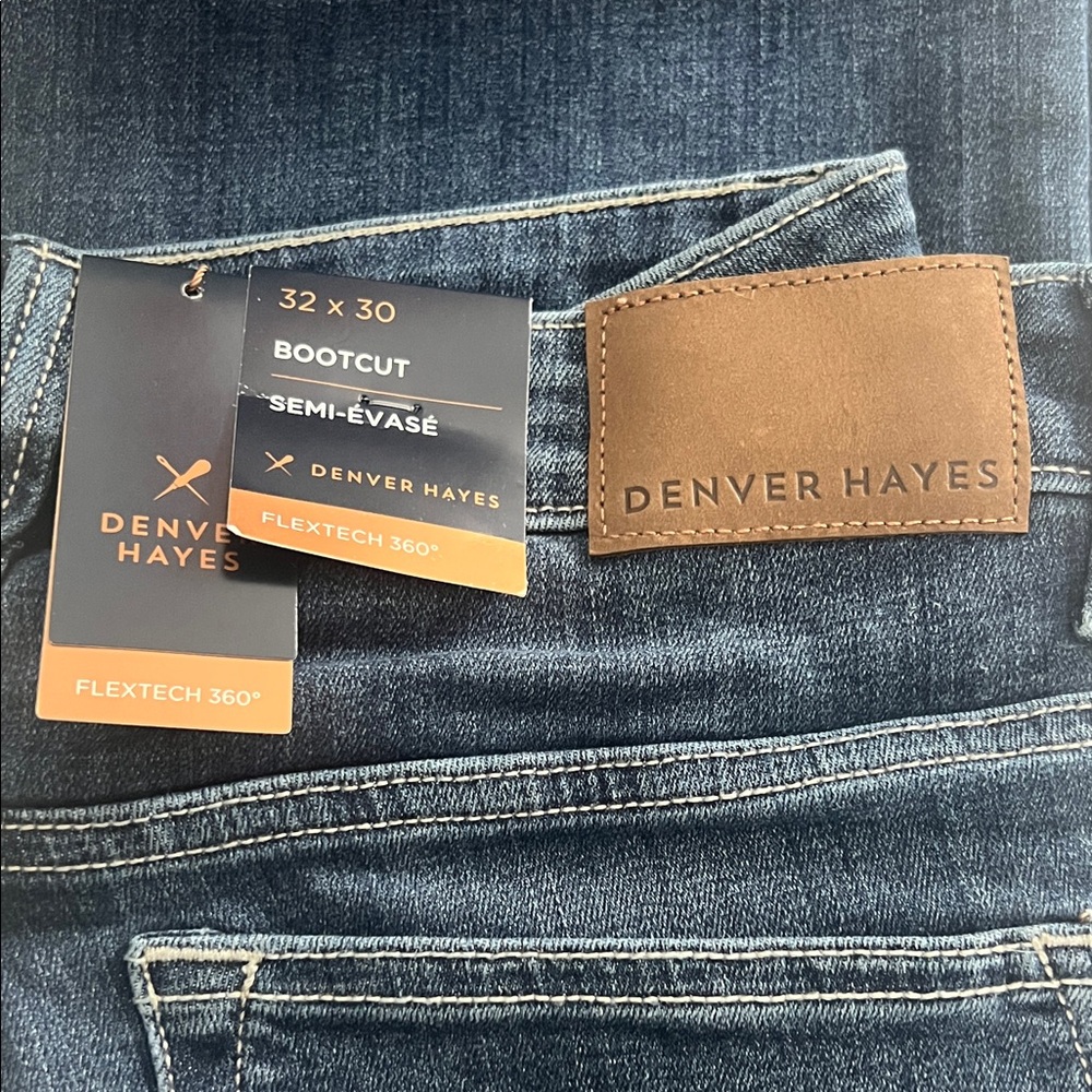 Denver Hayes Dark Blue Bootcut Jeans for Men